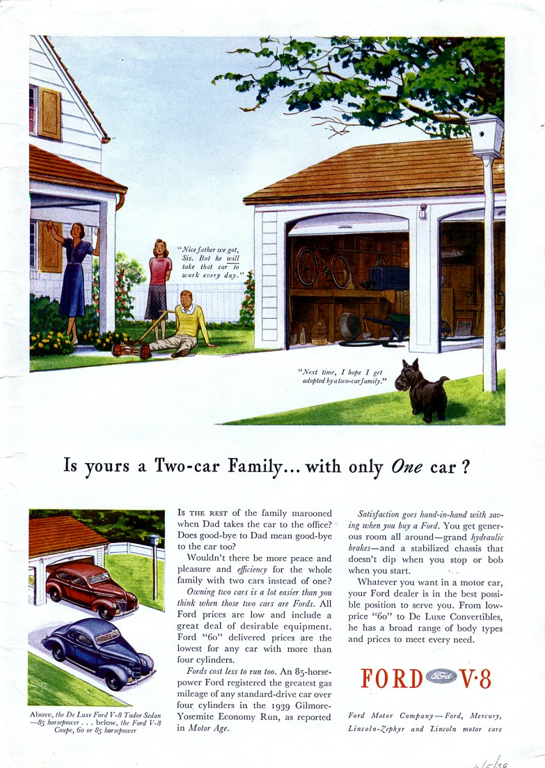 1939 Ford Auto Advertising
